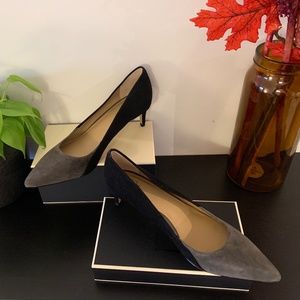 Ann Taylor suede kitten heels, never used, 7